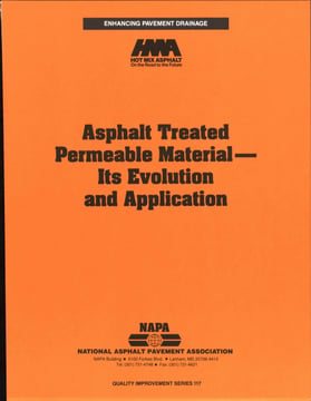 Asphalt Treated Permeable Material — Its Evolution and Application LP