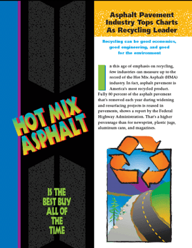 Best Buy- Asphalt Pavement Industry Tops Charts as Recycling Leader LP