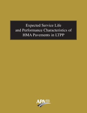 Expected Service Life and Performance Characteristics of HMA Pavements in LTPP LP