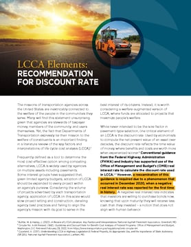 LCCA Elements- Recommendation for Discount Rate LP