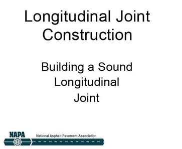 Longitudinal Joint Construction Toolbox Talks LP